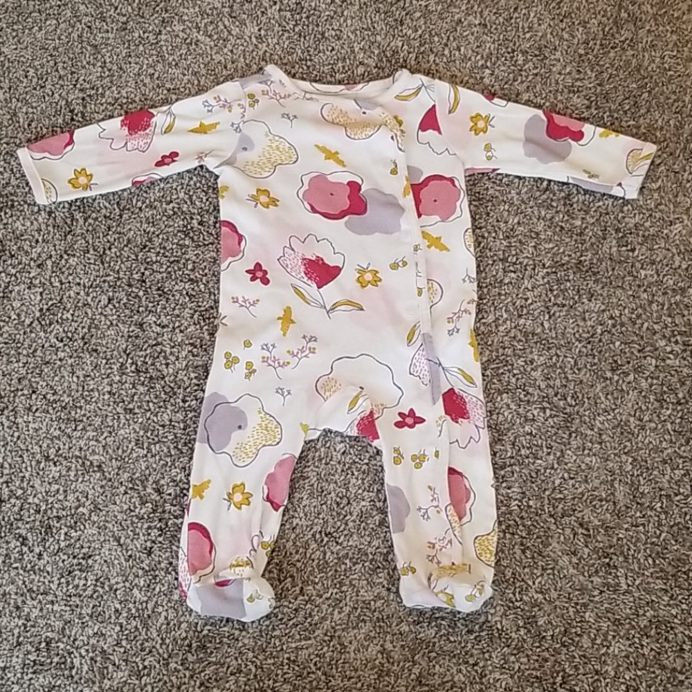 Baby girls organic cotton sleeper